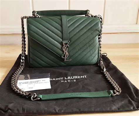 bolsa yves saint laurent verde|yves saint laurent evening bags.